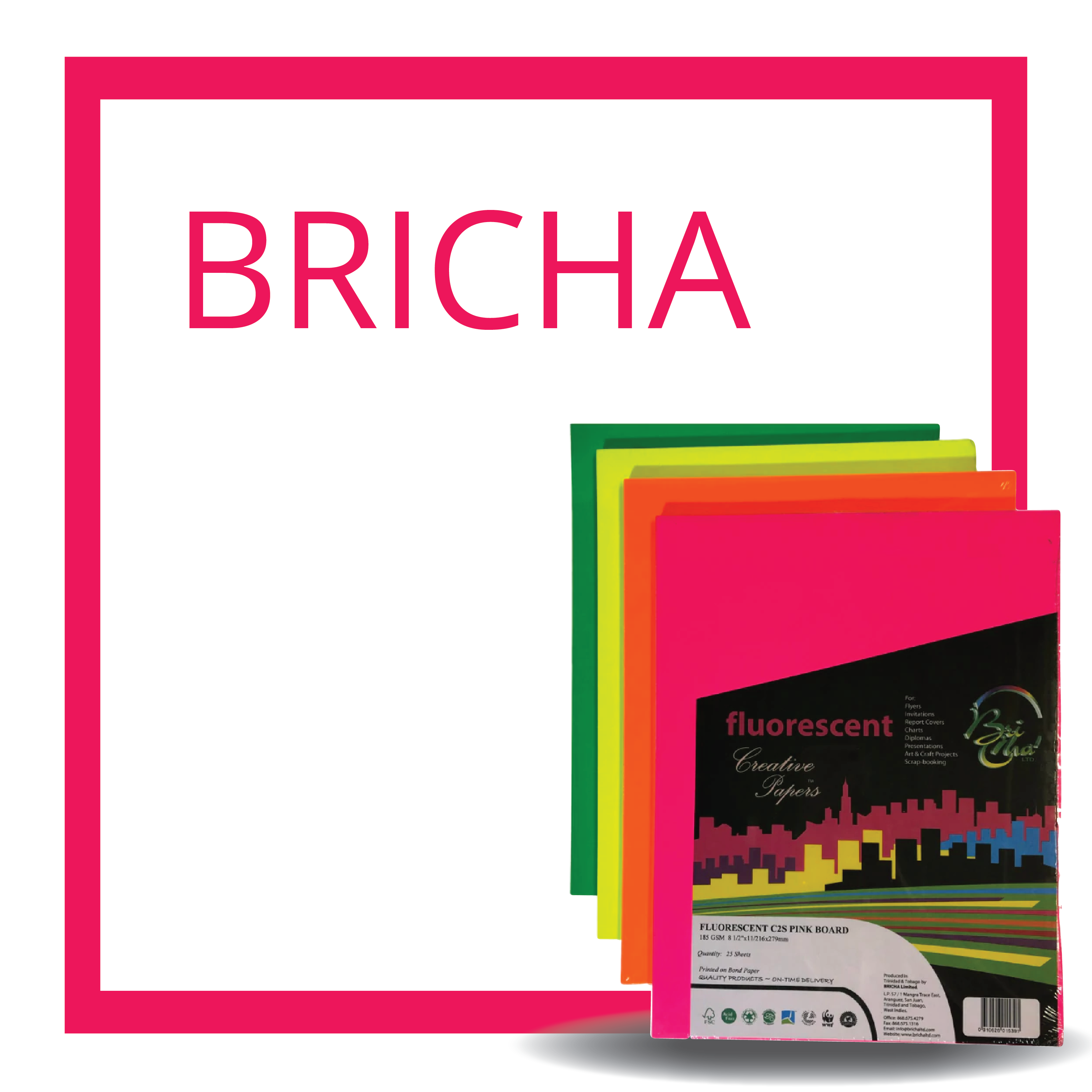 Bristol Boards White – BriCha Paper Products
