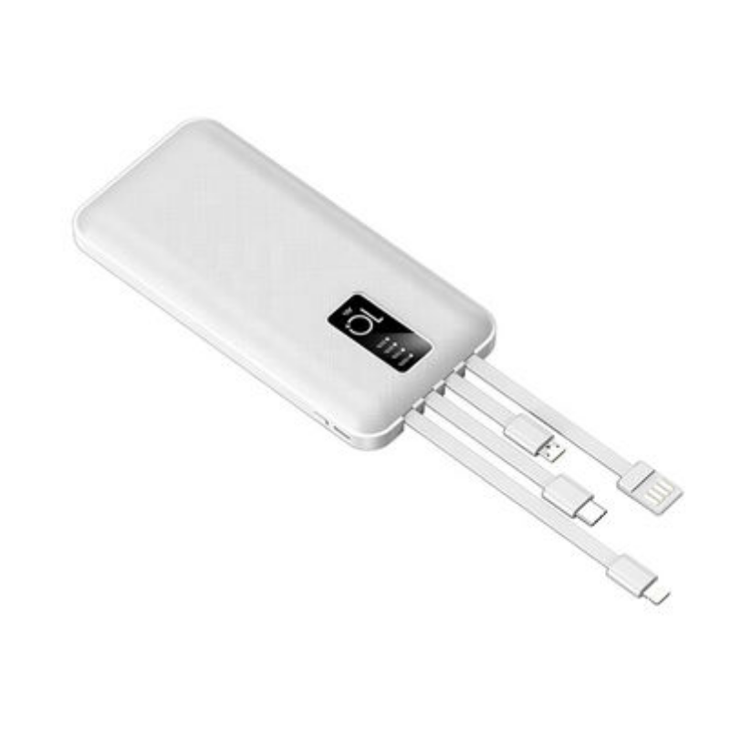 Personalised 10,000MAH 4in 1 Fast Charger Power Bank