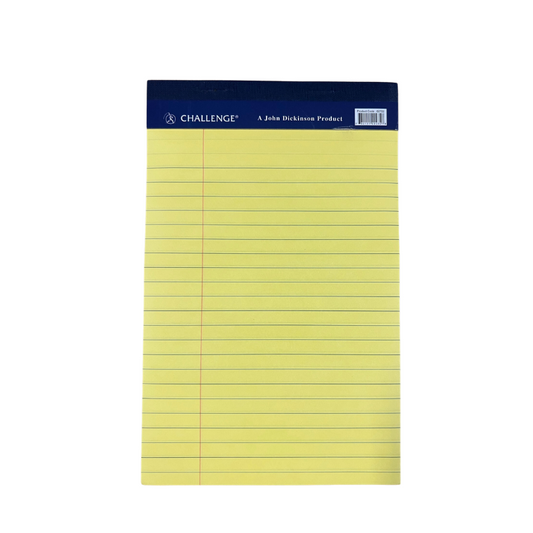 Challenge Yellow Margin Perforated Legal Pad - 5" x 8"