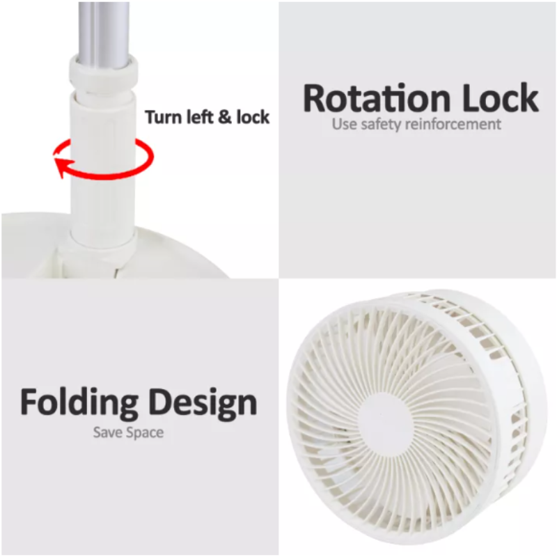 38" Rechargeable Folding Fan