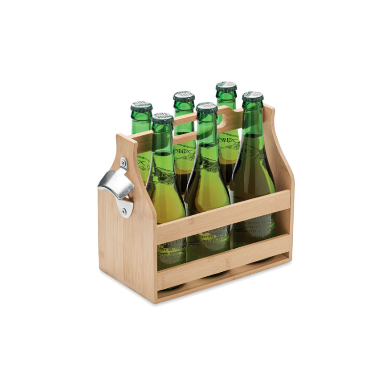 Cabas Wooden Beer Bottle Carrier