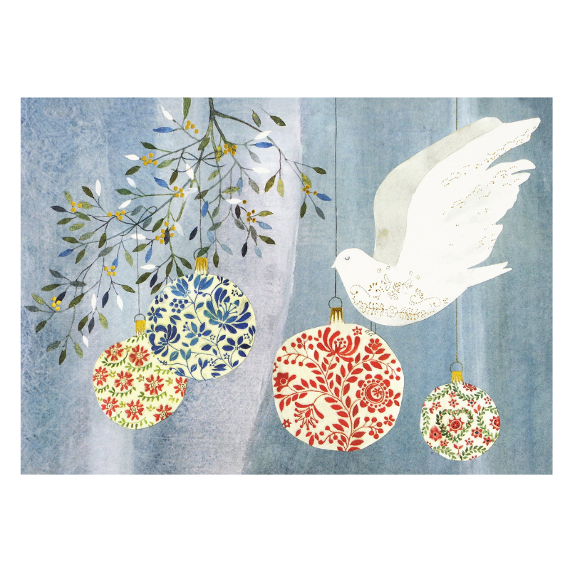 Peter Pauper Festive Dove Deluxe Boxed Holiday Cards (20/Box)