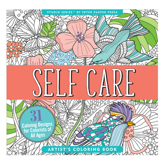 Peter Pauper Self Care Artist's Colouring Book