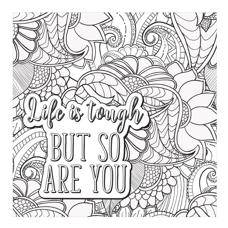Peter Pauper Self Care Artist's Colouring Book
