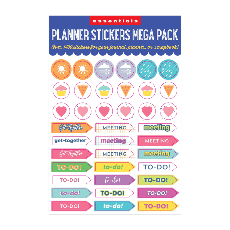Essentials Dotted Journal Planner Stickers