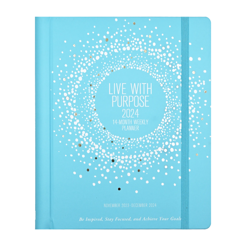 Peter Pauper 2024 Live with Purpose 14 Month Planner / Diary