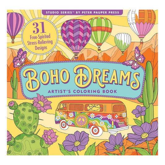 Peter Pauper Boho Dreams Adult Colouring Book