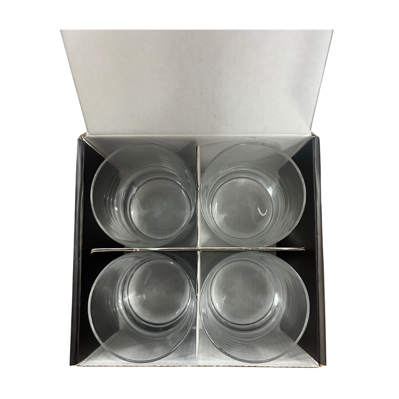 Whiskey Glasses in Gift Box - Set of 4