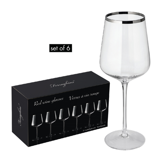Ferraghini Red Wine Glasses – Set of 6