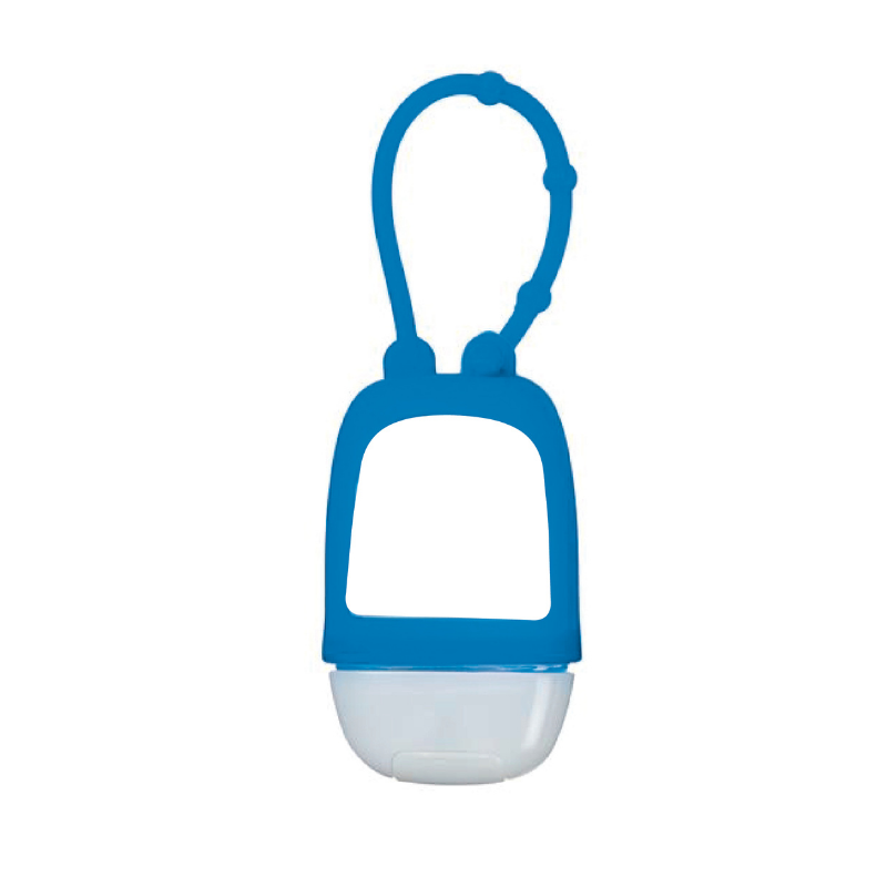 1oz Hand Sanitizer In Silicone Case with Strap