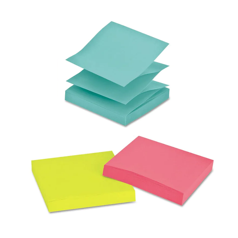 3M Neon 3" X 3" Post-it Notes (100 Sheets)