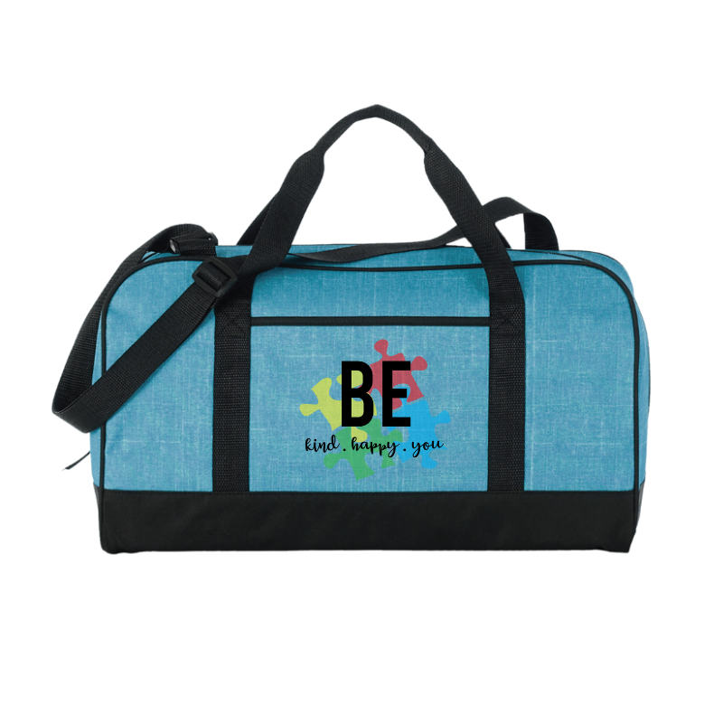 Autism Awareness 18" Heather Duffel Bag - Multiple Designs!