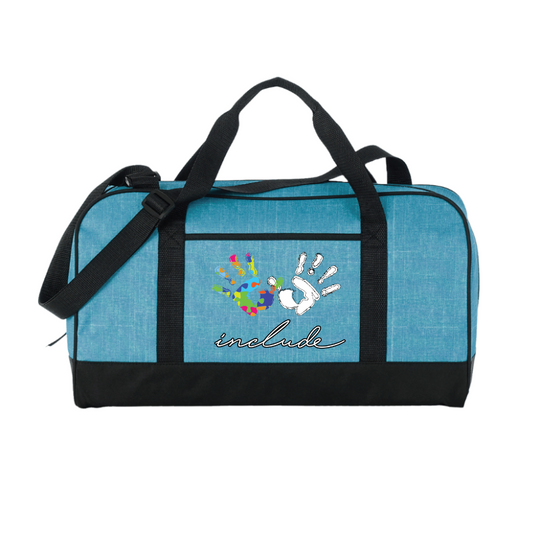 Autism Awareness 18" Heather Duffel Bag - Multiple Designs!