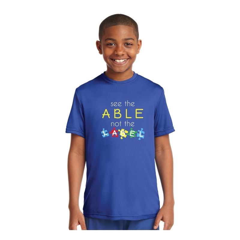 Autism Awareness Kids Competitor T-Shirt - ABLE