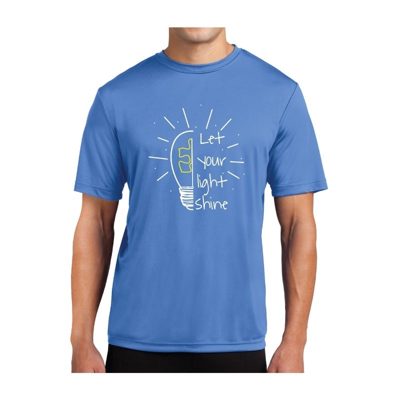 Autism Awareness Mens Competitor T-Shirt - Shine