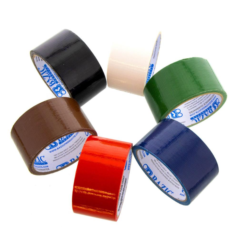 BAZIC 1.88" X 10 Yard Assorted Coloured Duct Tape