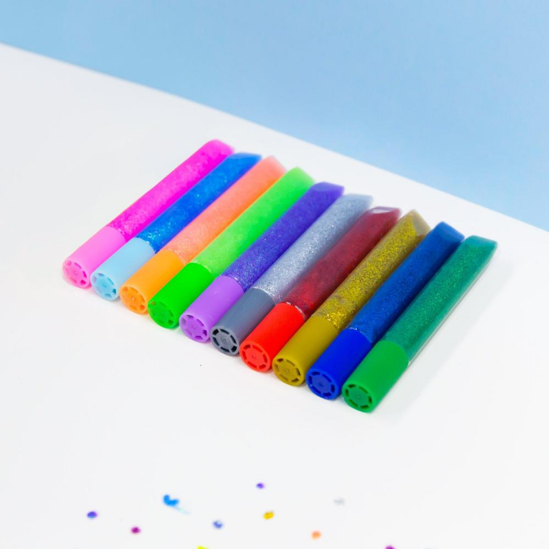 BAZIC 10.5ml Glitter Glue Pen (10/Pack)