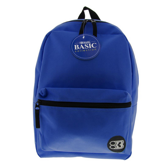 BAZIC 16" Basic Backpack - Blue
