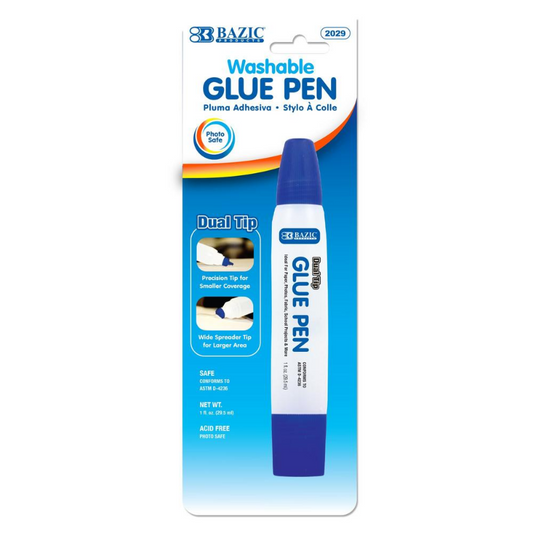 BAZIC 1 Oz. (29.5 mL) Dual Tip Glue Pen