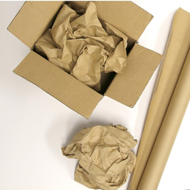 BAZIC 30" X 14 ft. All-Purpose Natural Kraft Wrap Paper Roll