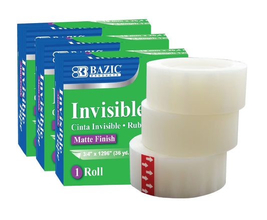 BAZIC 3/4" X 1296" Invisible Tape Refill