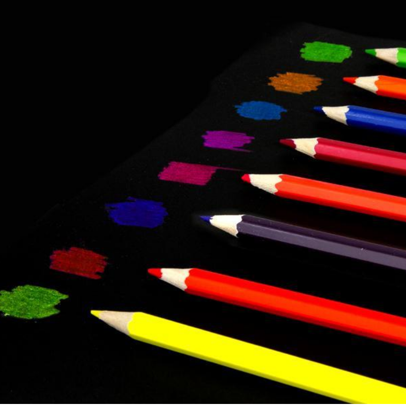 BAZIC 8 Neon Coloured Pencils