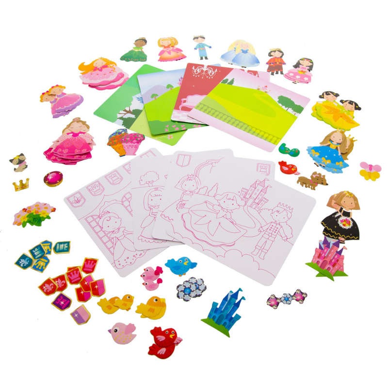 BAZIC Princess Series Assorted Sticker (80/Bag)
