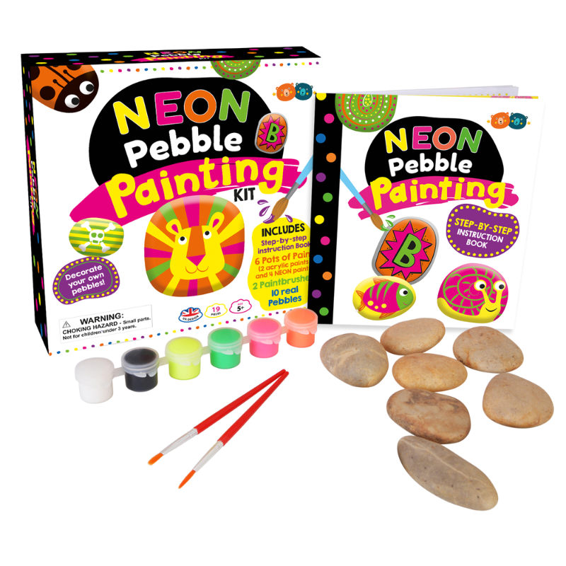 Buddy & Barney Neon Rock Painting Kit