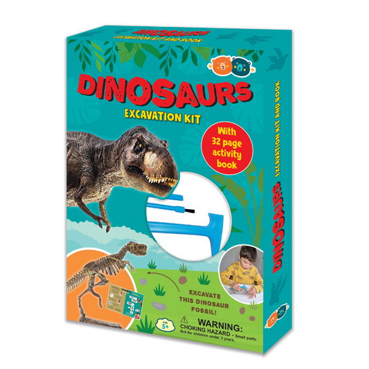Buddy & Barney Dinosaur Discovery - Book and Excavation Set