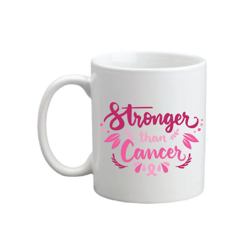 Breast Cancer Awareness C-Handle Coffee Mug - Multiple Designs