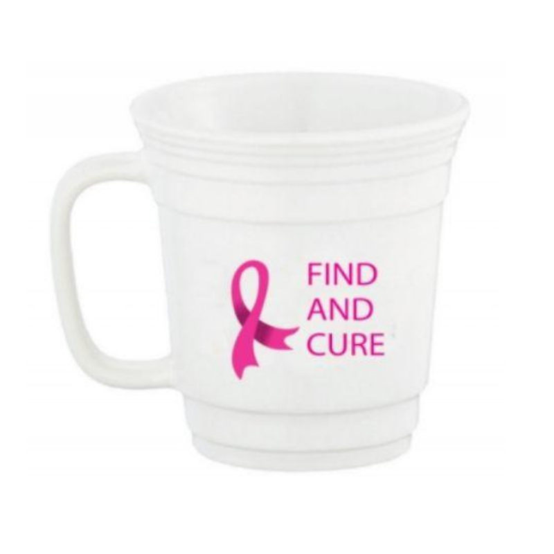 Breast Cancer Awareness Find & Cure 14oz Coffee Mug