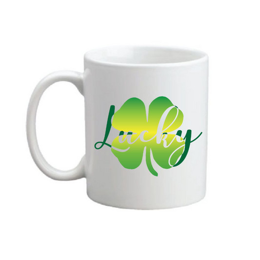 C-Handle Coffee Mug - Lucky