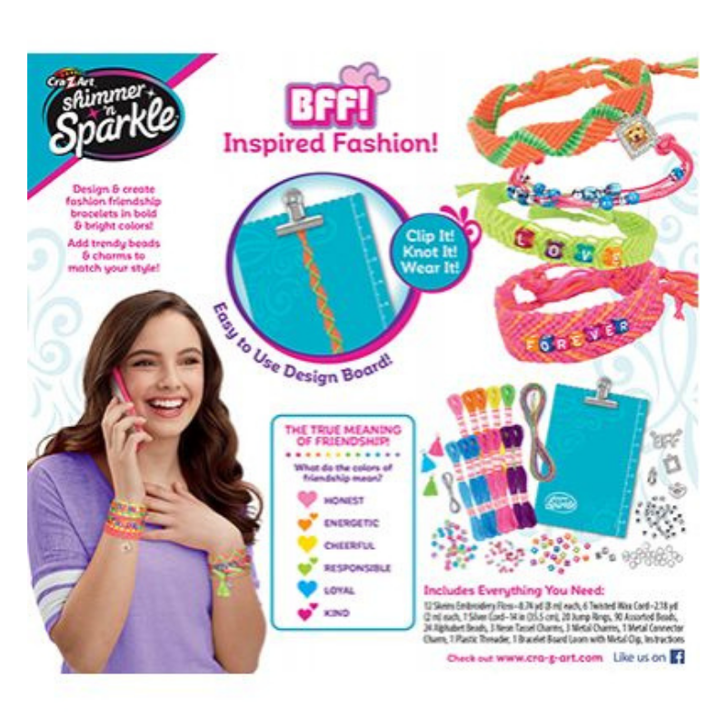 Cra-Z-Art Shimmer 'N Sparkle BFF Friendship Bracelets