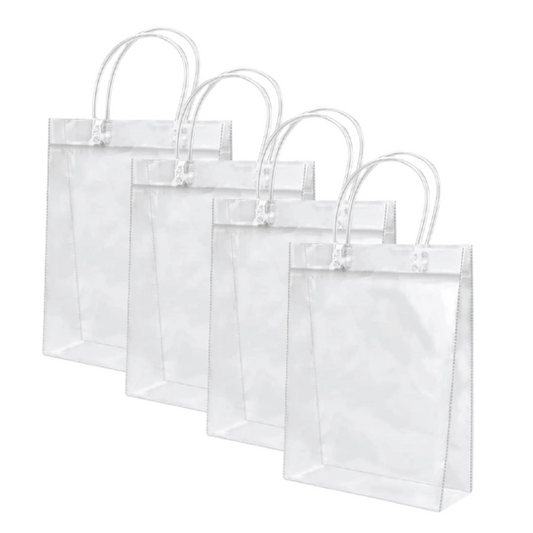 Bundle UP - Transparent Carry Bag - Pack of 4