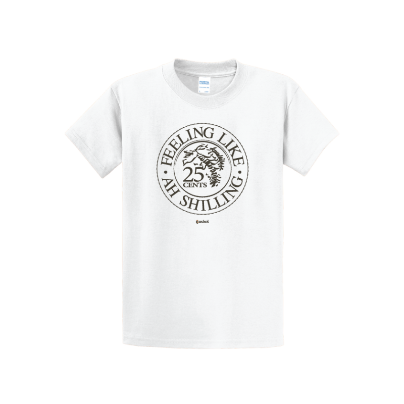 Coskel – White Essential T-Shirt – Feeling Like Ah Shilling