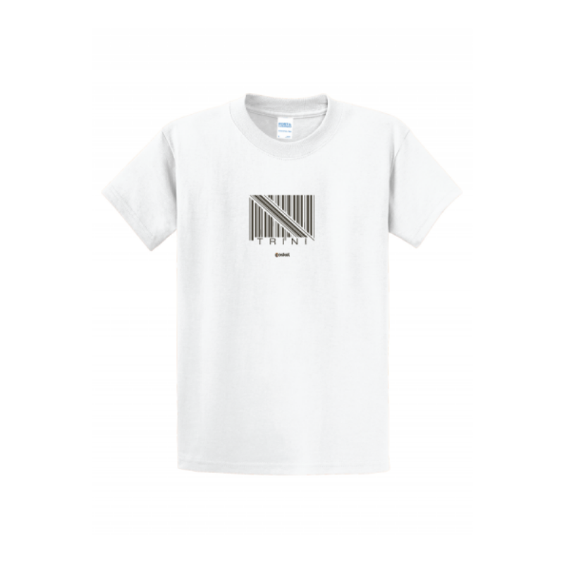 Coskel – White Essential T-Shirt – Trini Barcode