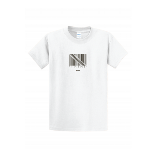 Coskel – White Essential T-Shirt – Trini Barcode