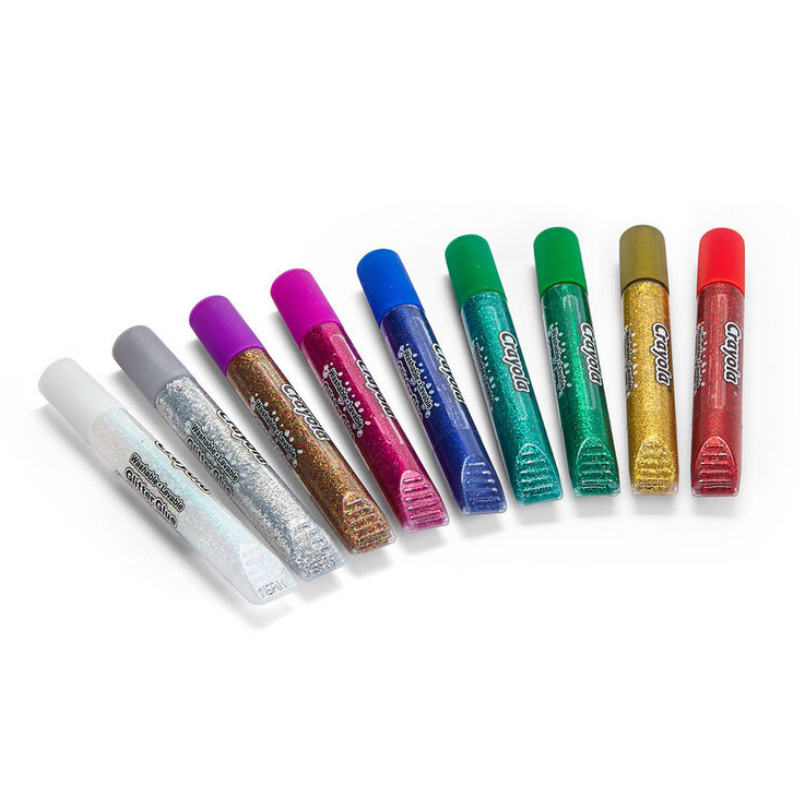 Crayola Bold Washable Glitter Glue (9/Pack)