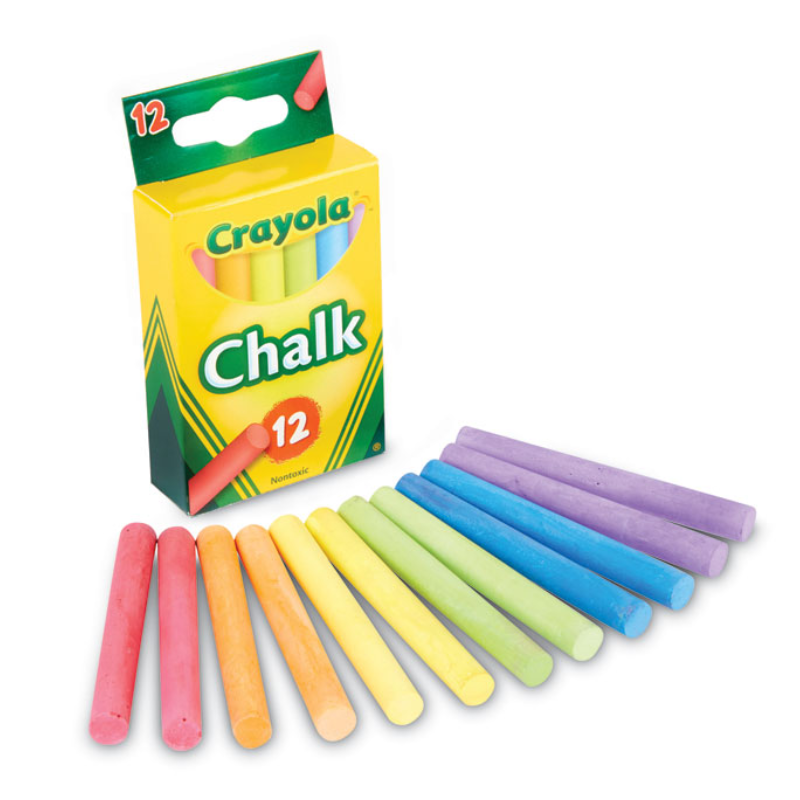 Crayola Coloured Chalk (12/Pack)