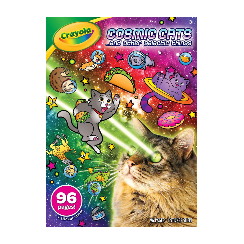 Crayola Cosmic Cats Colouring Book