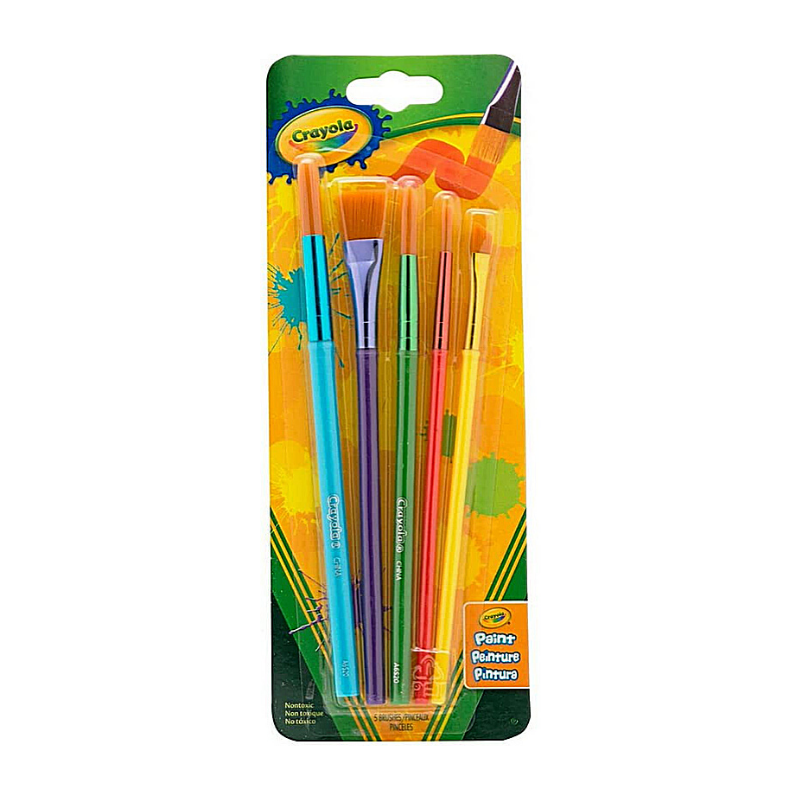 Crayola Paint Brush Set (5/Pack) - The Up Shop