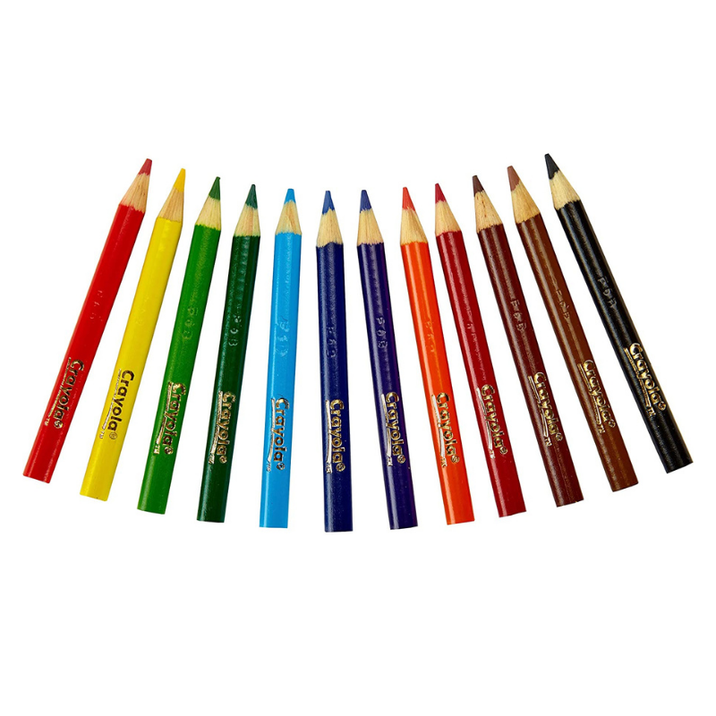 Crayola Short Coloured Pencils (12/Pack)