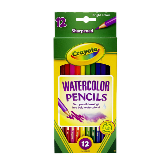 Crayola Waterolour Coloured Pencils (12/Pack)