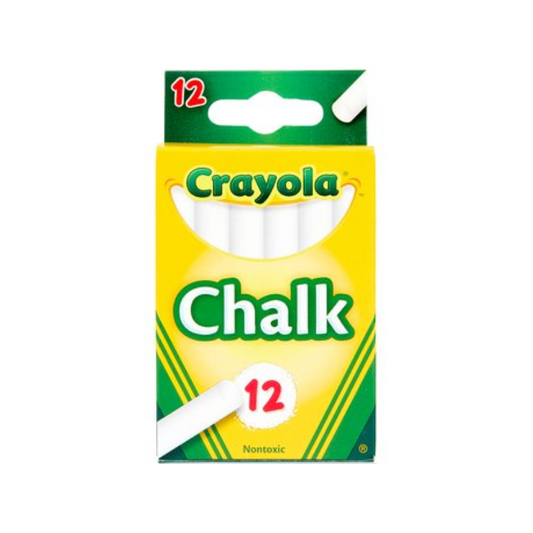 Crayola White Chalk (12/Pack)