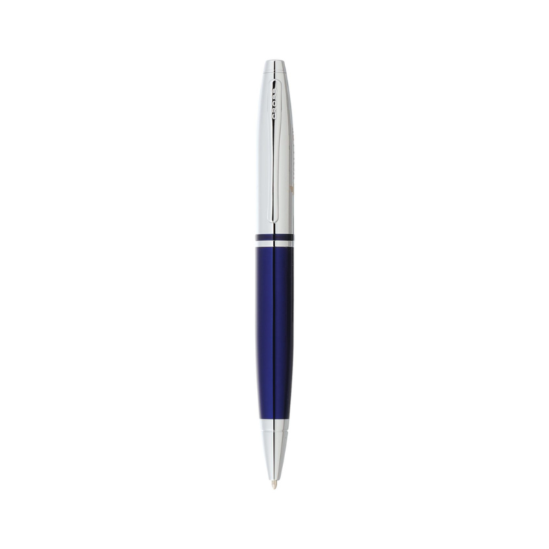Cross® Calais Chrome Blue Ballpoint Pen