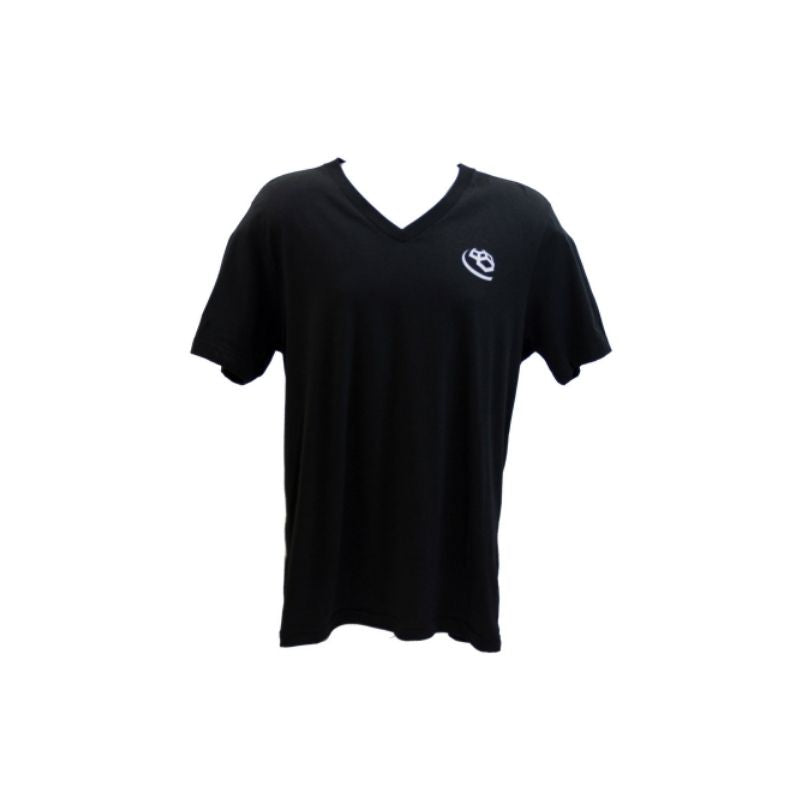 Deftment - V-Neck T-Shirt (L) Black