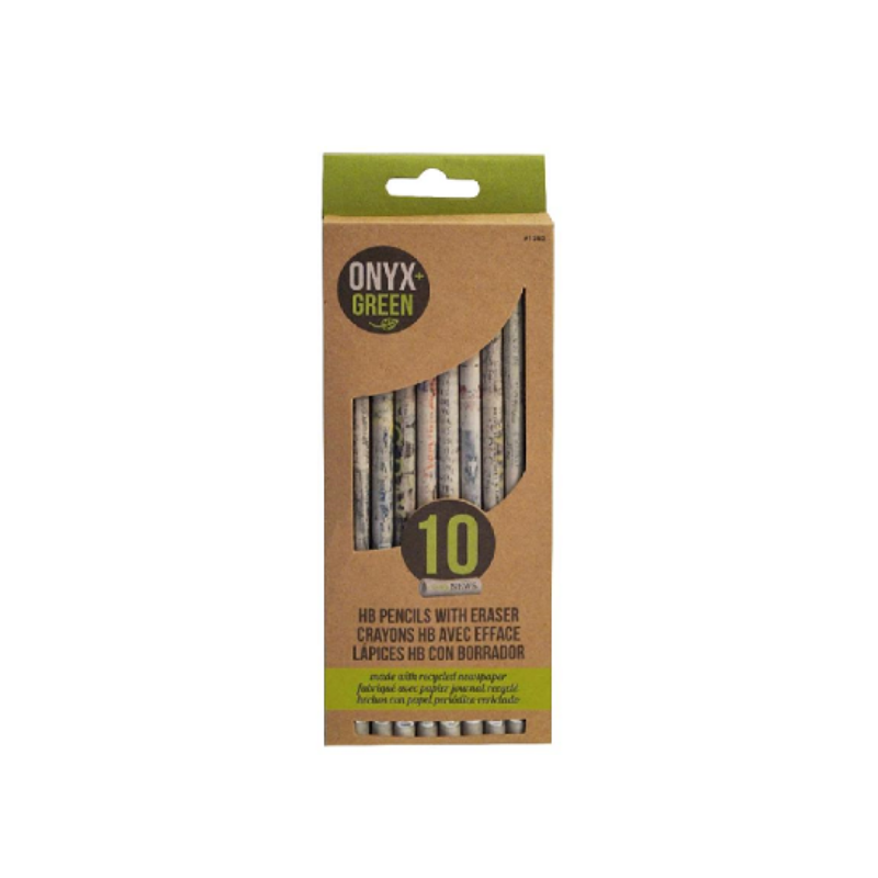 Onyx & Green Eco-Friendly Pencil 10pk