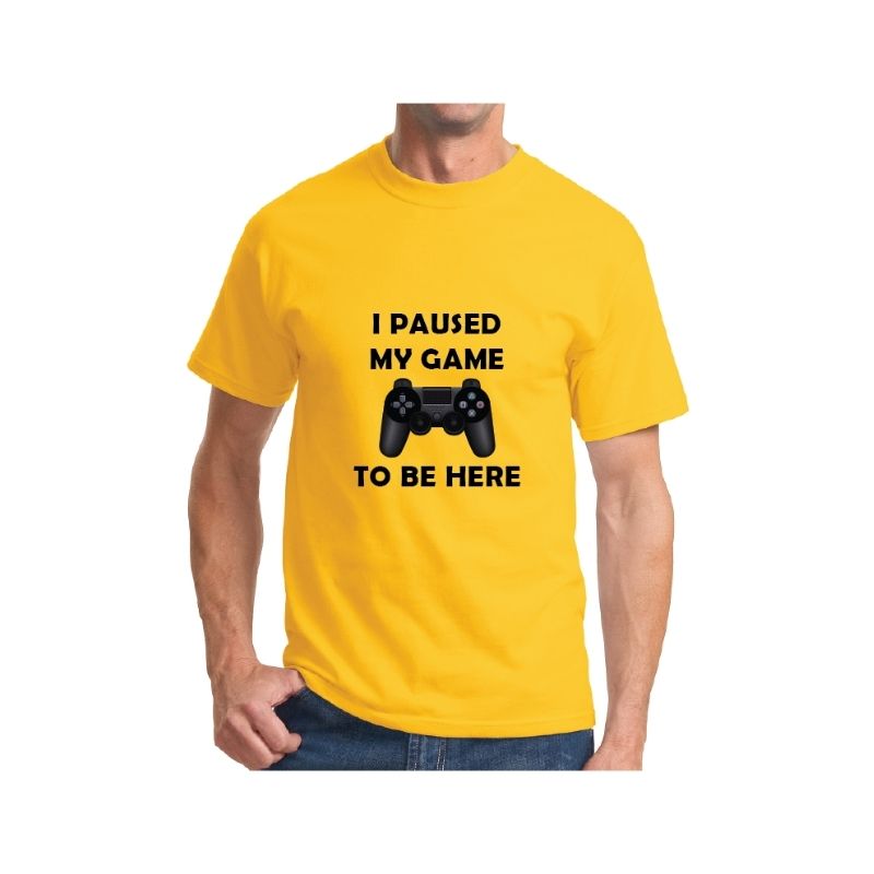 Essential T-Shirt – Lemon - I Paused My Game