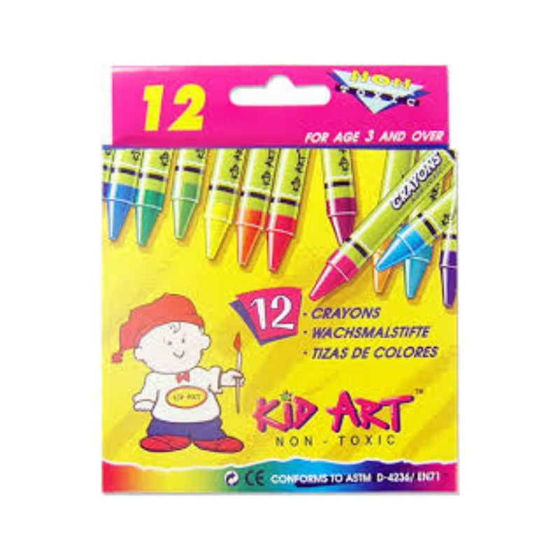 Kid Art 12's Regular Crayons