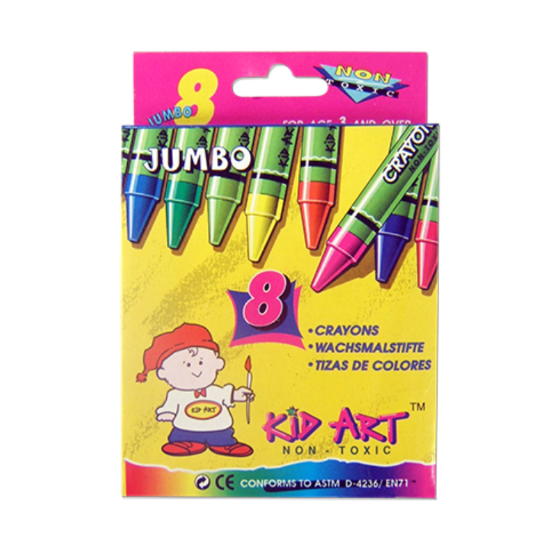 Kid Art 8's Jumbo Crayons